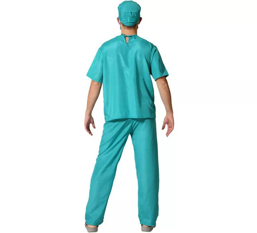 Translation missing: fr.Disfraz de Doctor Azul con Mangas Cortas para Hombre