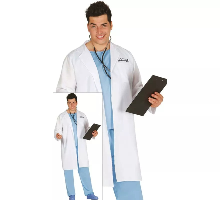 Translation missing: fr.Disfraz de Doctor con bata para hombre