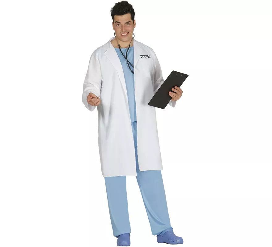 Translation missing: fr.Disfraz de Doctor con bata para hombre