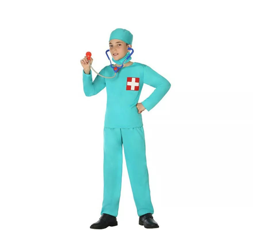 Translation missing: es.Disfraz de Doctor con Cruz para niño