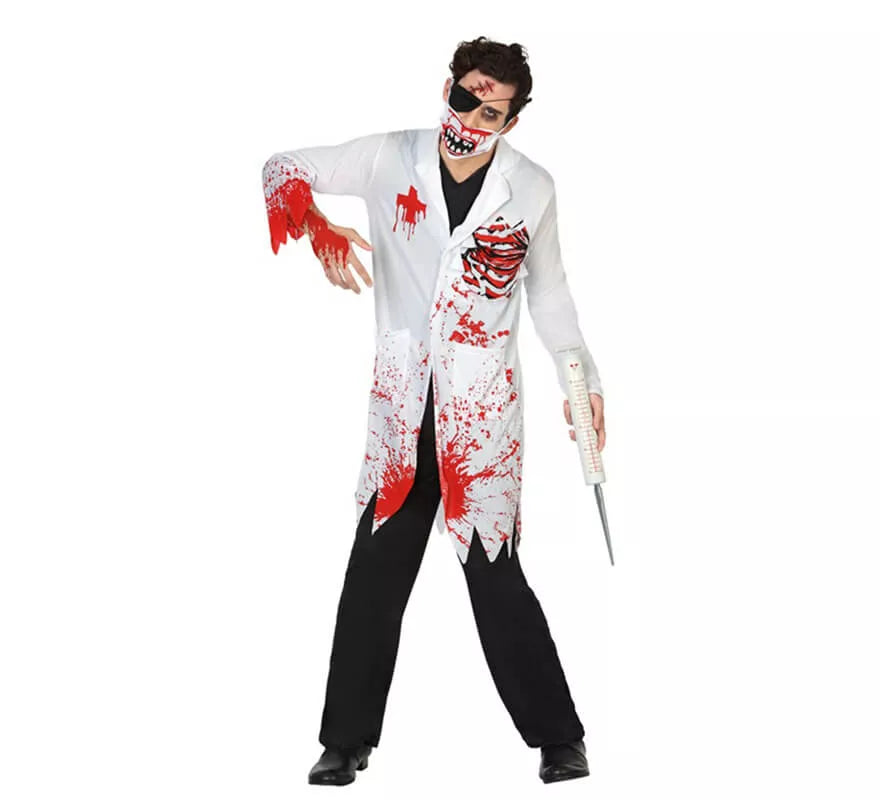 Translation missing: fr.Disfraz de Doctor Sangriento para hombres para Halloween
