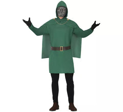 Costume de docteur vert pour homme