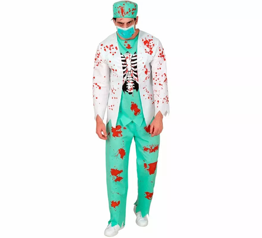 Translation missing: fr.Disfraz de Doctor Zombie para hombre