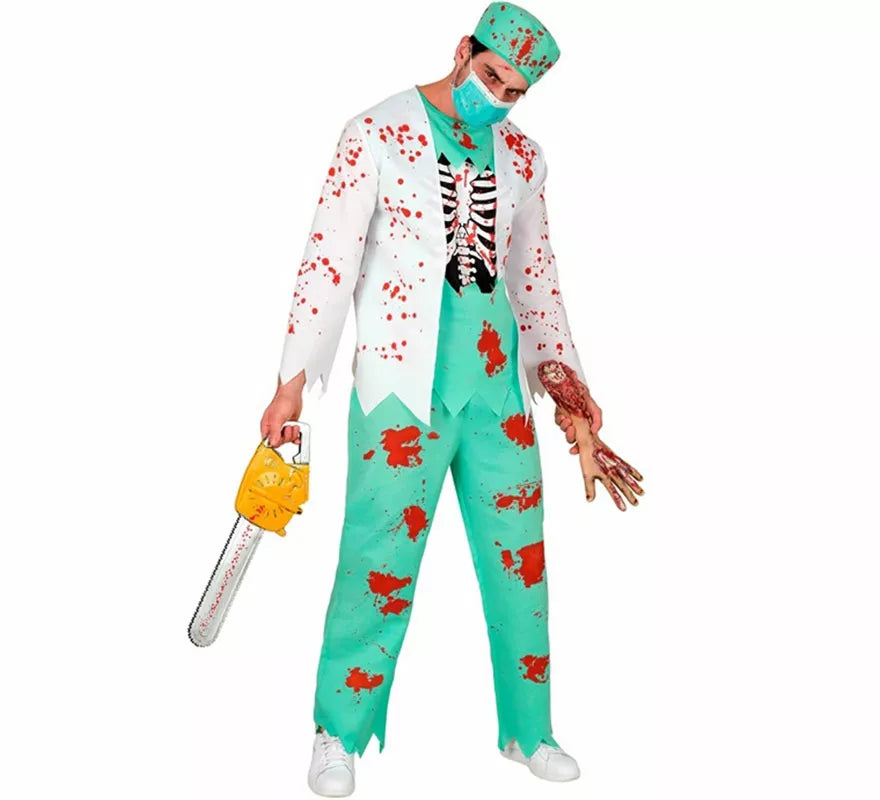 Translation missing: fr.Disfraz de Doctor Zombie para hombre
