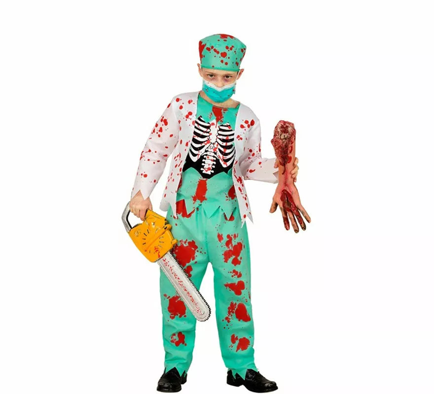 Translation missing: fr.Disfraz de Doctor Zombie para niños