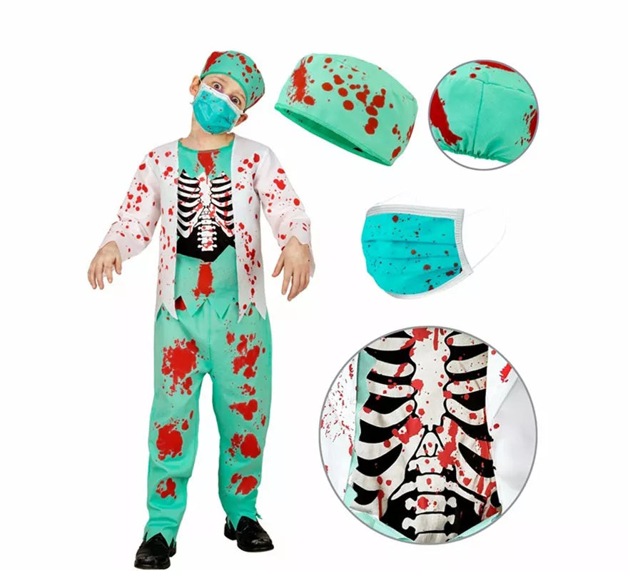 Translation missing: fr.Disfraz de Doctor Zombie para niños