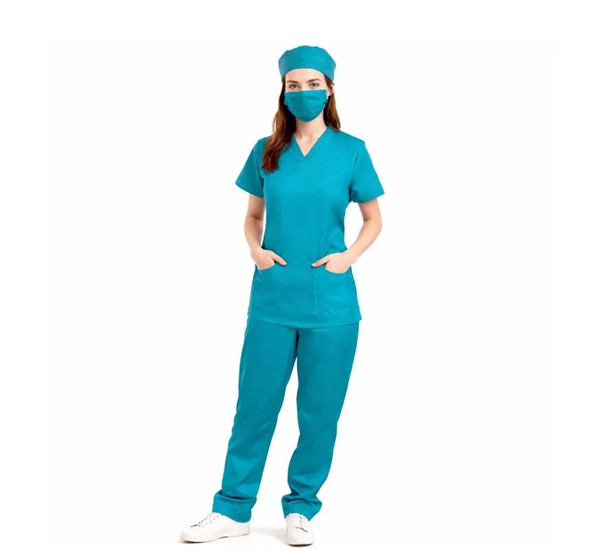 Translation missing: fr.Disfraz de Doctora o Doctor verde para adulto
