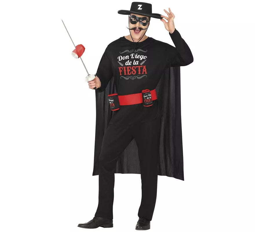 Translation missing: fr.Disfraz de Don Diego de la Fiesta para hombre