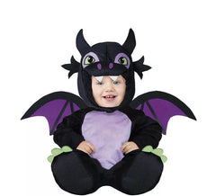 Déguisement dragon tendre noir bébé