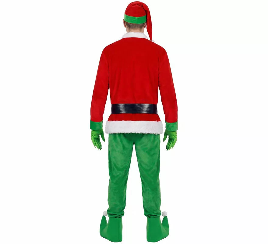 Translation missing: fr.Disfraz de Duende Gruñón de la Navidad para hombre