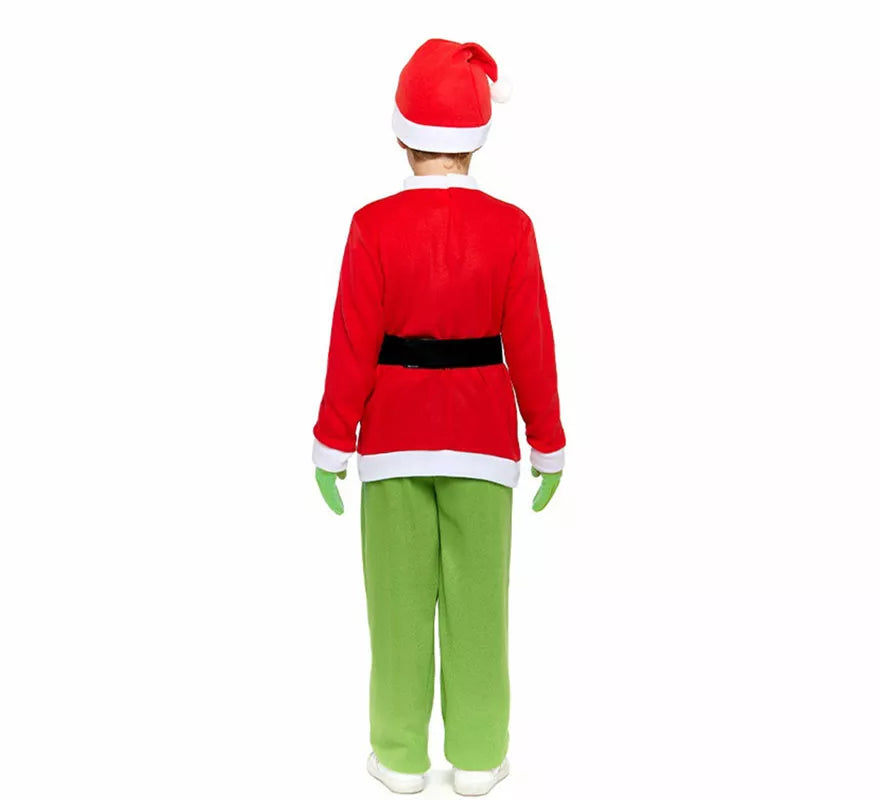 Translation missing: fr.Disfraz de Duende Gruñón de Navidad para niño