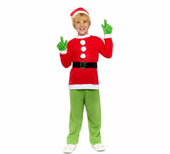 Déguisement de lutin de Noël grincheux pour garçons