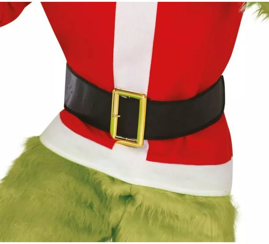 Translation missing: fr.Disfraz de Duende Gruñón de Navidad verde para hombre
