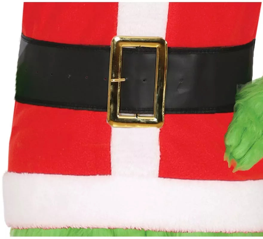 Translation missing: fr.Disfraz de Duende Gruñón de Navidad verde para niño