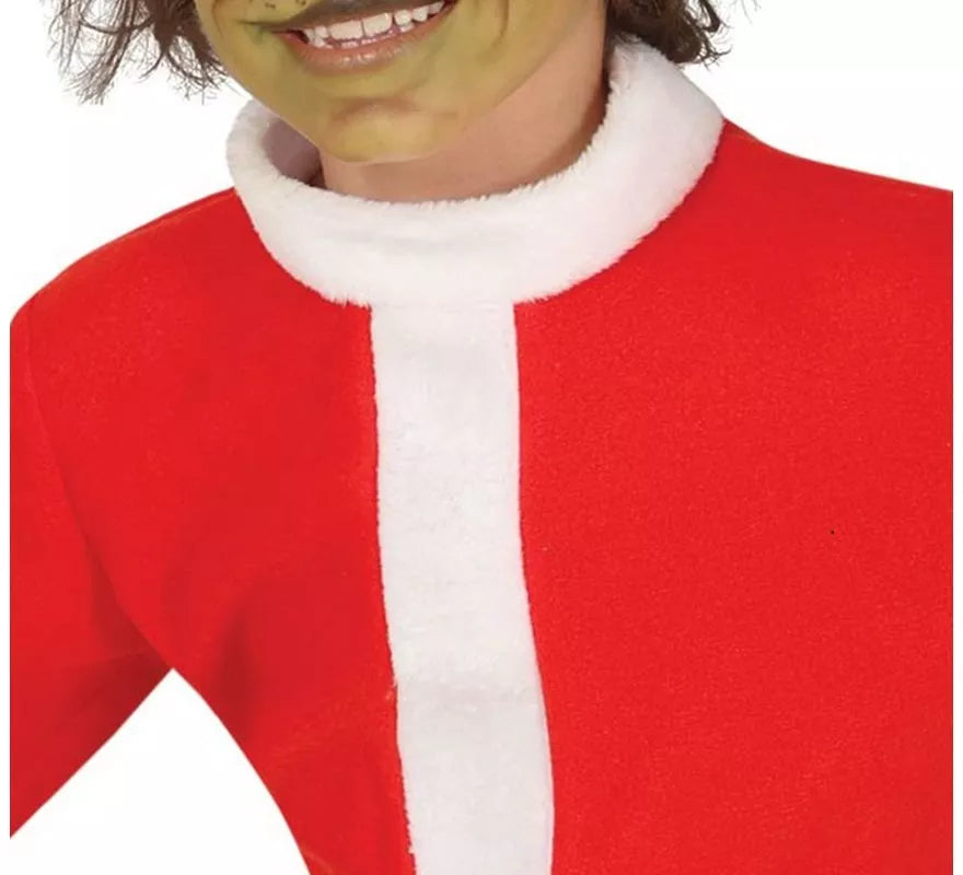 Translation missing: fr.Disfraz de Duende Gruñón Navideño verde para niño