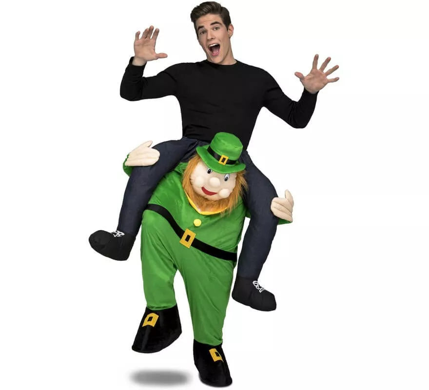Translation missing: fr.Disfraz de Duende Irlandés a hombros para adultos