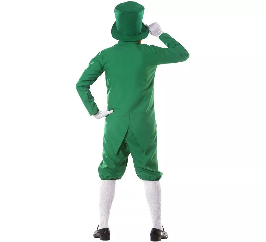 Translation missing: fr.Disfraz de Duende verde Irlandés Leprechaun para hombre