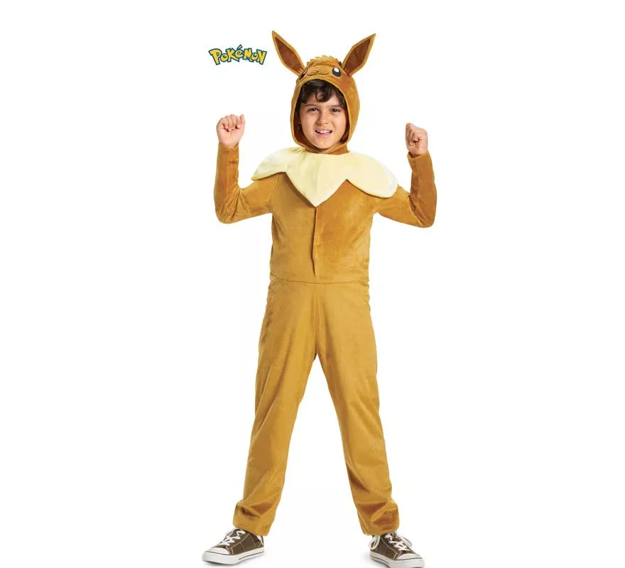 Translation missing: fr.Disfraz de Eevee Pokemon con capucha clásico para niños