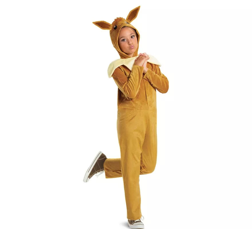Translation missing: fr.Disfraz de Eevee Pokemon con capucha clásico para niños
