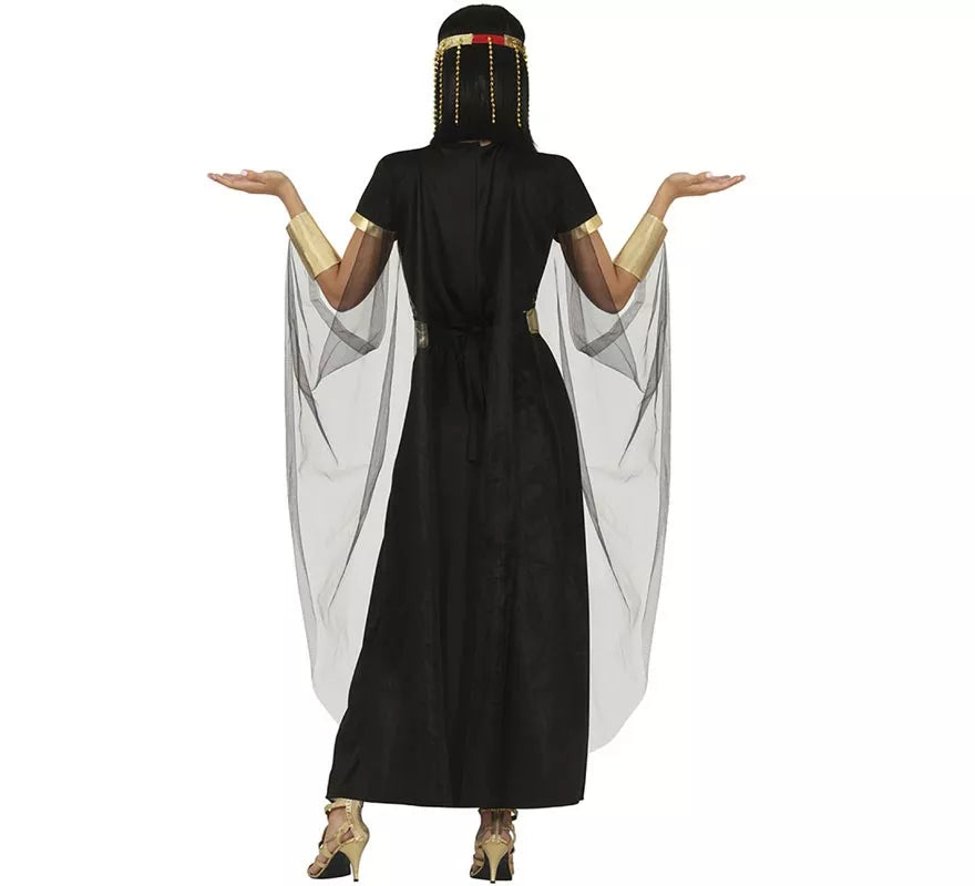 Translation missing: fr.Disfraz de Egipcia negra con cinturón para mujer