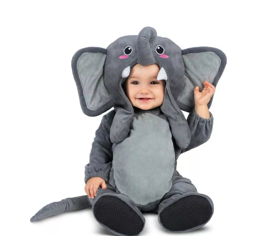 Translation missing: fr.Disfraz de Elefante con orejas movibles para bebé y niños