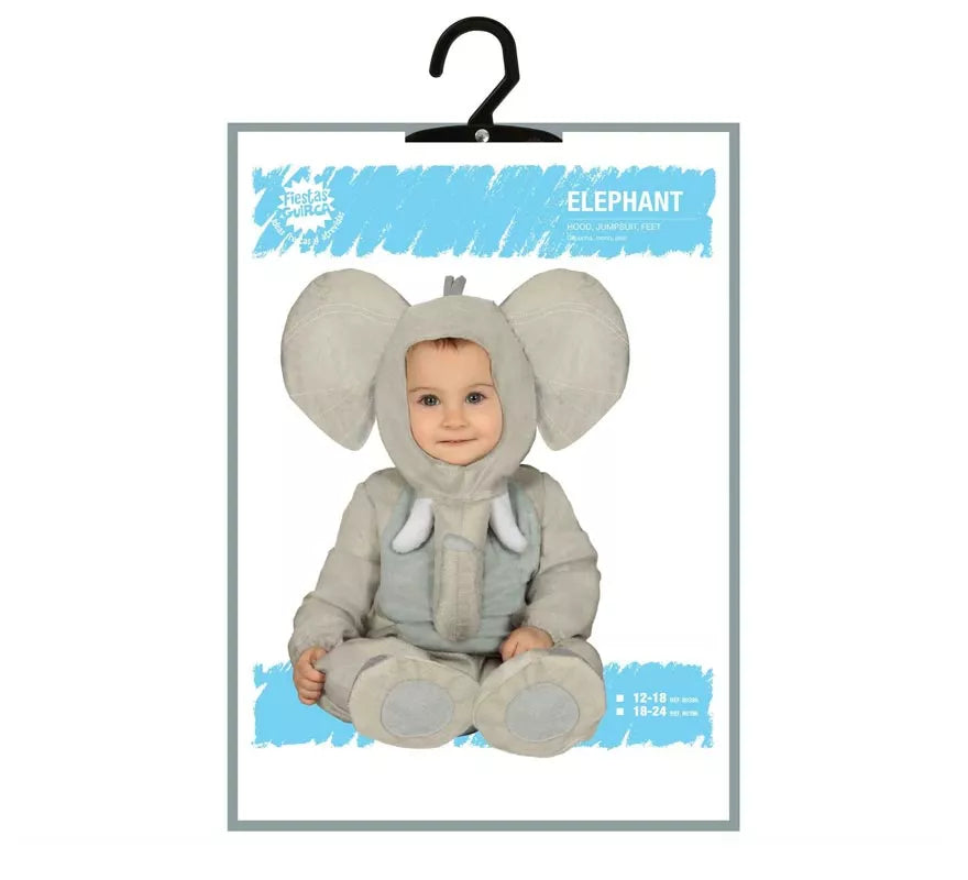 Translation missing: fr.Disfraz de Elefante Gris para bebé