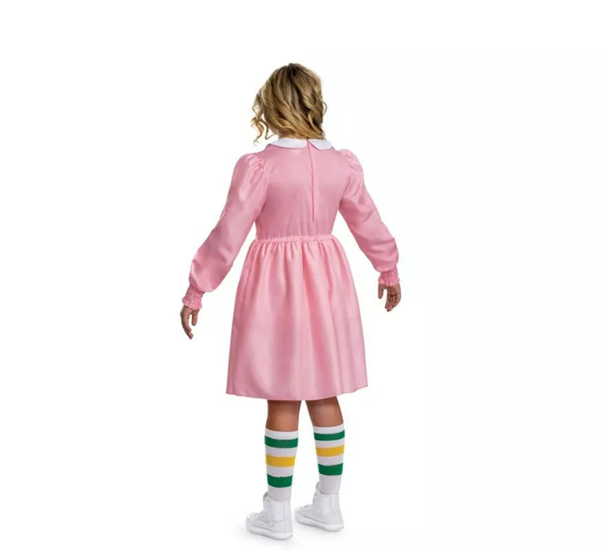 Translation missing: fr.Disfraz de Eleven Rosa Classic de Stranger Things para niña