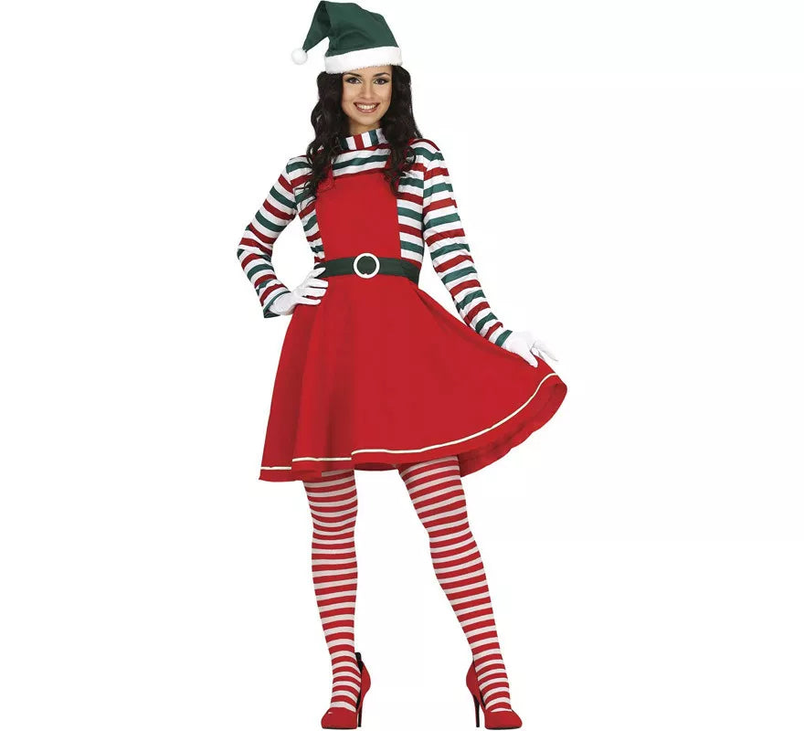 Translation missing: fr.Disfraz de Elfa de Papá Noel para mujer