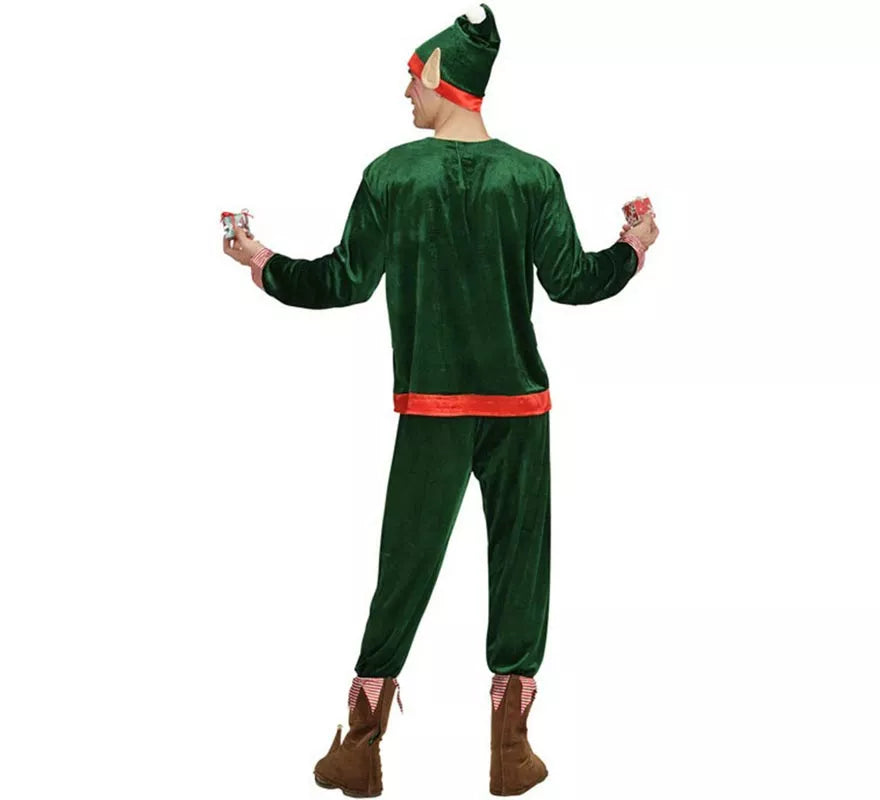 Disfraz de Elfo Ayudante de Papá Noel para hombre