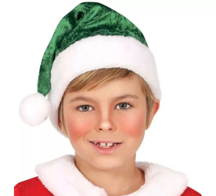 Translation missing: fr.Disfraz de Elfo Ayudante de Santa con gorro para niño