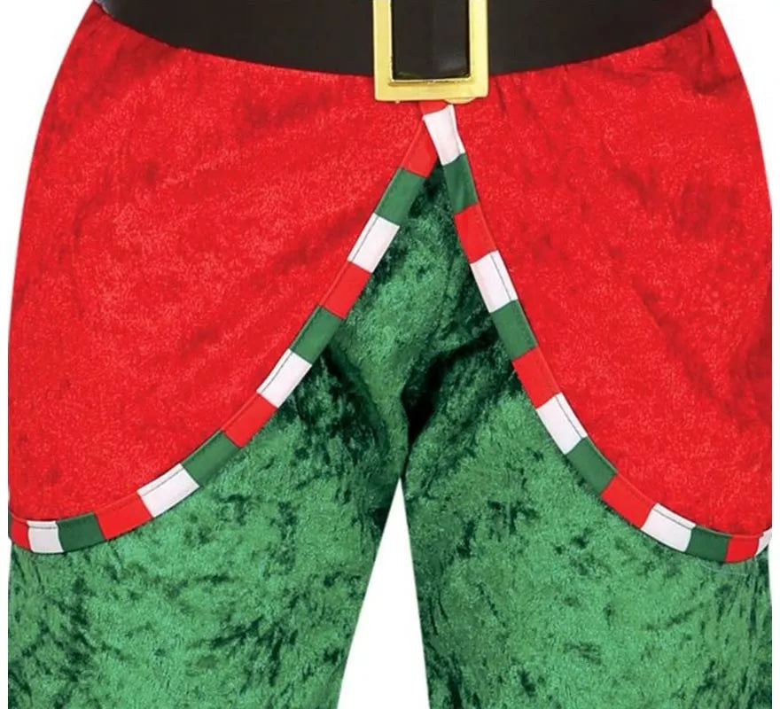 Translation missing: fr.Disfraz de Elfo Ayudante de Santa con gorro para niño