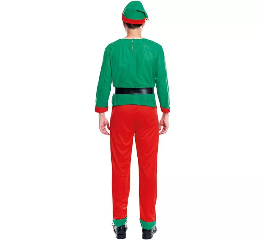 Translation missing: fr.Disfraz de Elfo de Navidad Ayudante de Papá Noel para hombre