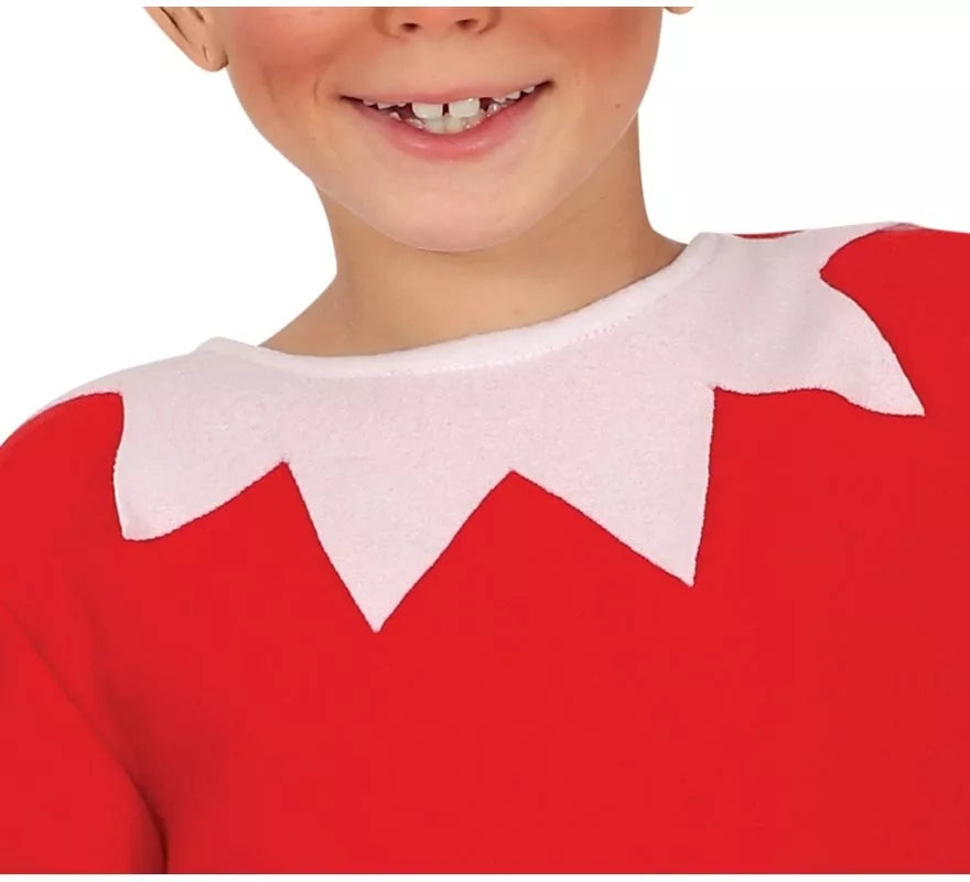 Translation missing: fr.Disfraz de Elfo en el Estante de la Navidad para niños