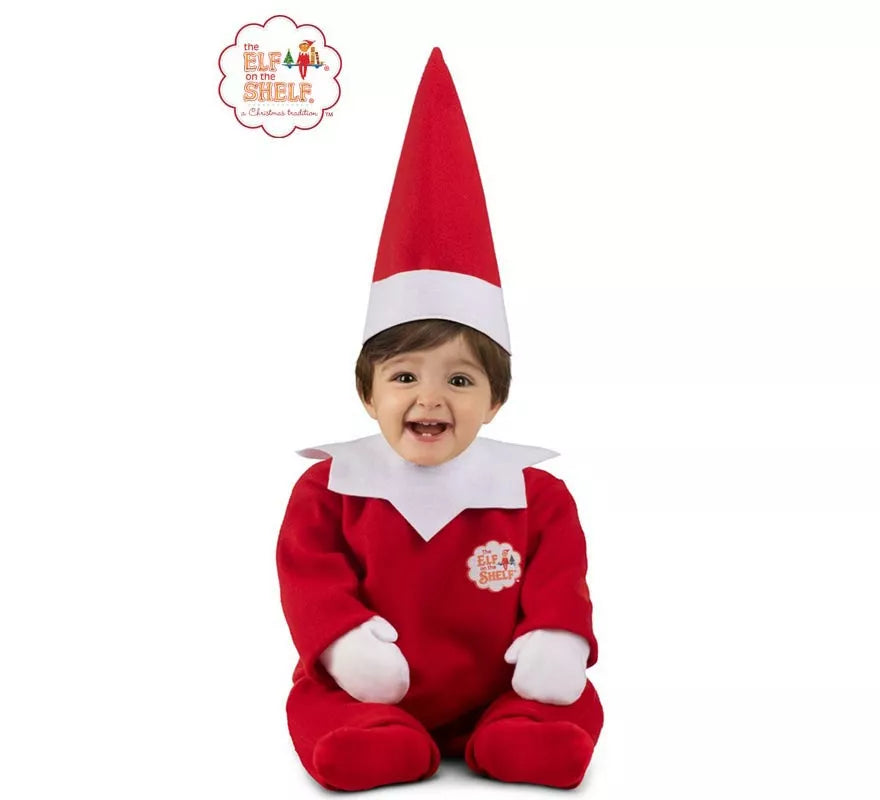 Translation missing: fr.Disfraz de Elfo Travieso de Elf on the Shelf para bebé