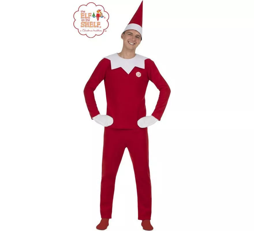 Translation missing: fr.Disfraz de Elfo Travieso de Elf on the Shelf para hombre