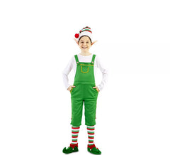 Déguisement lutin vert avec chapeau enfant
