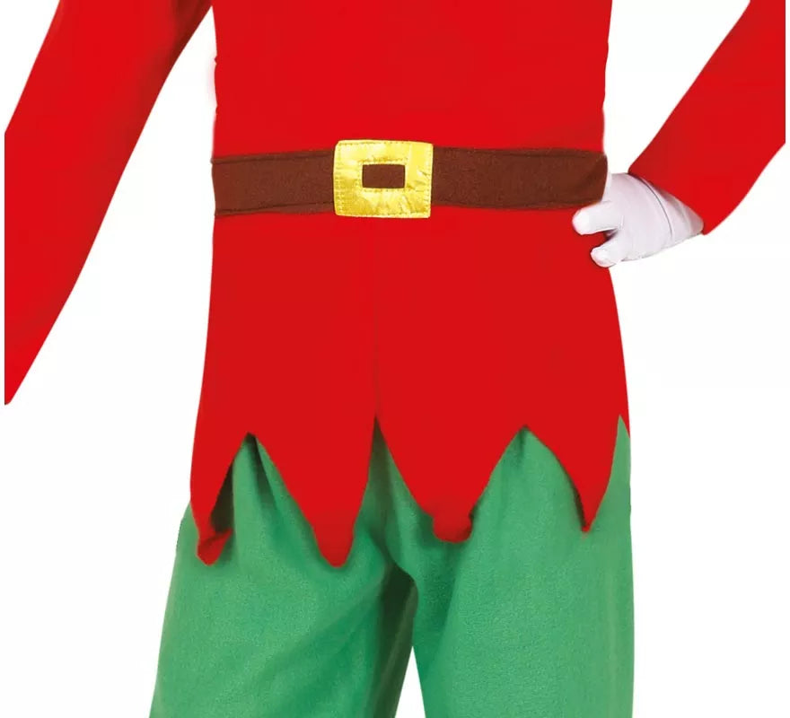 Translation missing: es.Disfraz de Elfo verde y rojo para niños