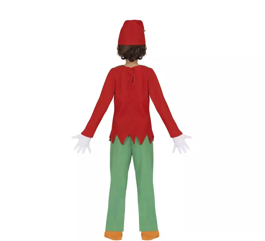 Translation missing: fr.Disfraz de Elfo verde y rojo para niños