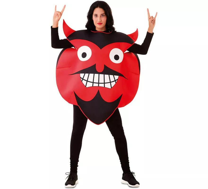 Translation missing: fr.Disfraz de Emoticono Diablo para adultos
