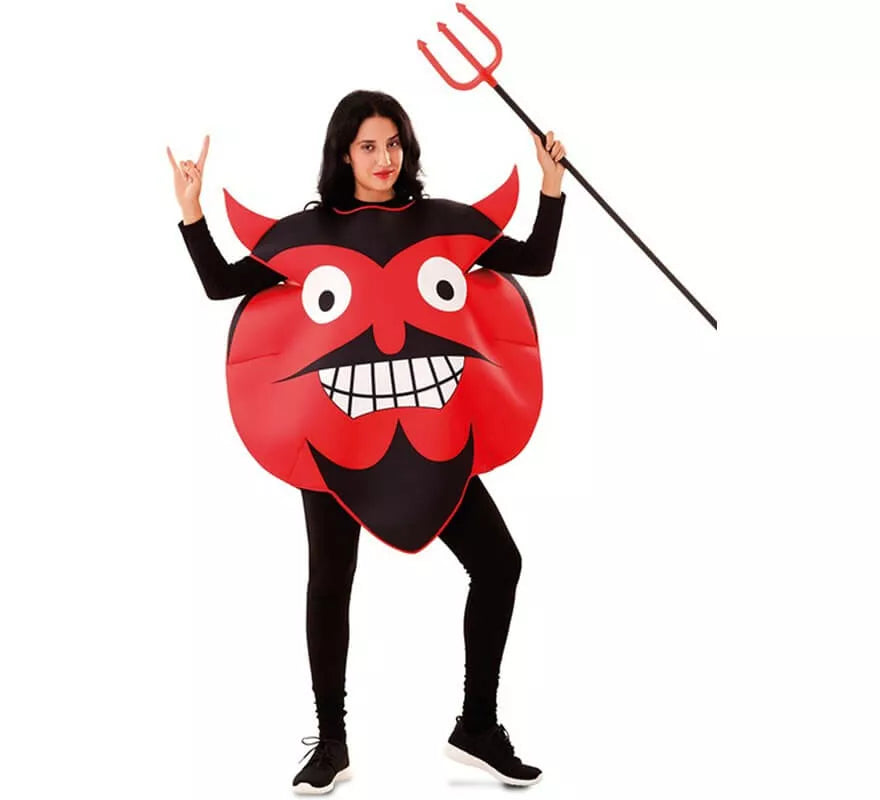 Translation missing: fr.Disfraz de Emoticono Diablo para adultos