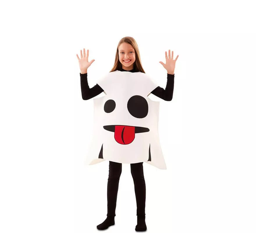 Translation missing: fr.Disfraz de Emoticono Fantasma para niños