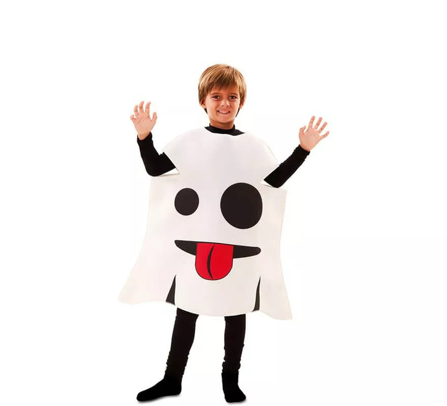 Translation missing: fr.Disfraz de Emoticono Fantasma para niños