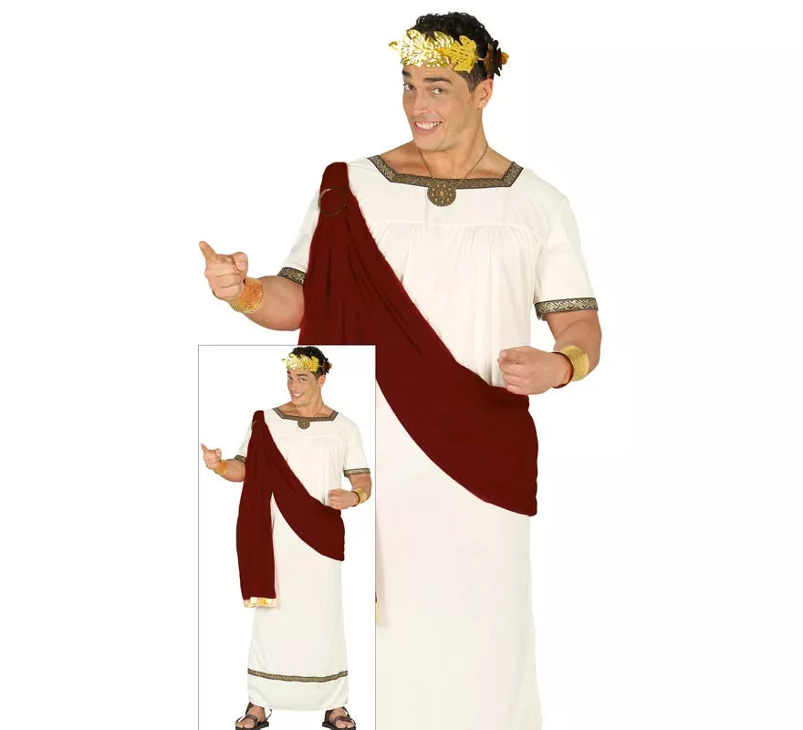 Translation missing: fr.Disfraz de Emperador Romano Augusto para Hombre