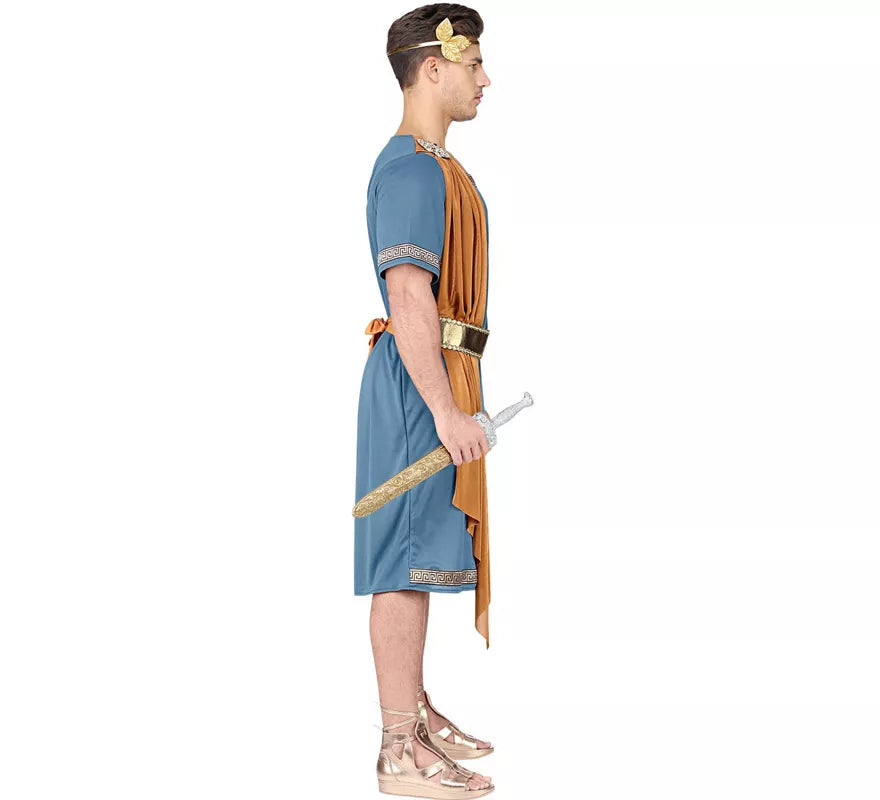 Translation missing: fr.Disfraz de Emperador Romano Azul para hombre