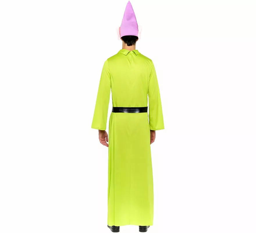 Translation missing: fr.Disfraz de Enanito Blancanieves verde para hombre