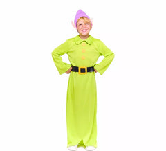 Costume de nain de Blanche-Neige vert pour garçon