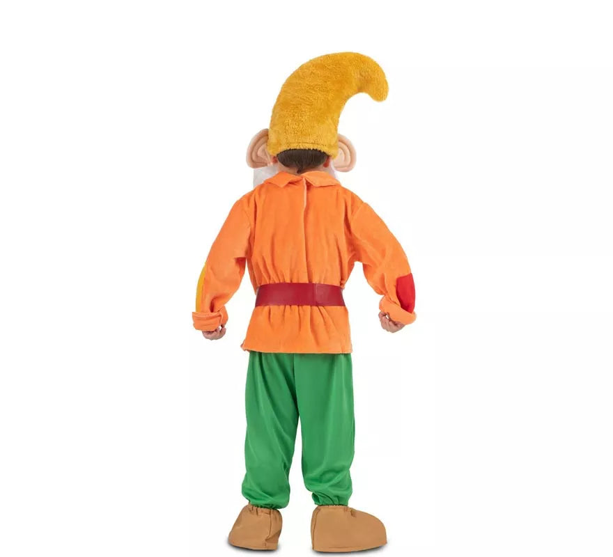 Translation missing: fr.Disfraz de Enanito naranja con gorro para niño