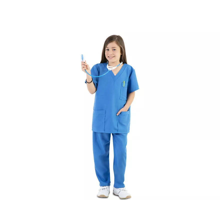 Translation missing: fr.Disfraz de Enfermera Azul para niños