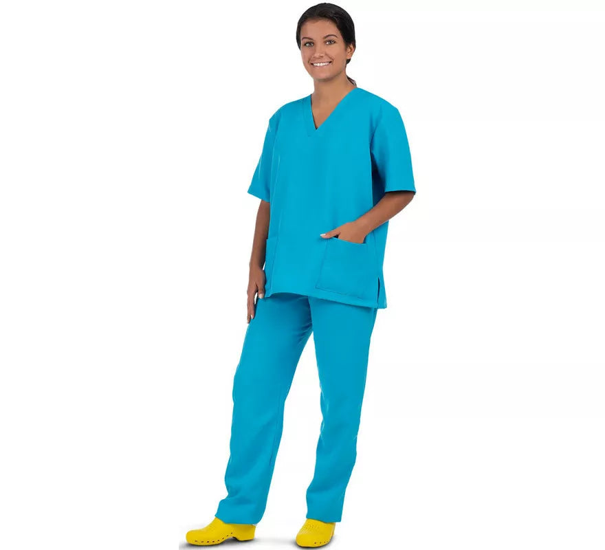 Translation missing: fr.Disfraz de Enfermera con Uniforme Azul para mujer