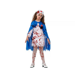 Déguisement Bloody Nurse avec cape fille